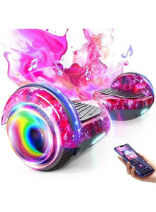Hover Board 6,5 Pouces - Bluetooth - Puissance 700W - Overboard LED - Skateboard Auto Equilibrage