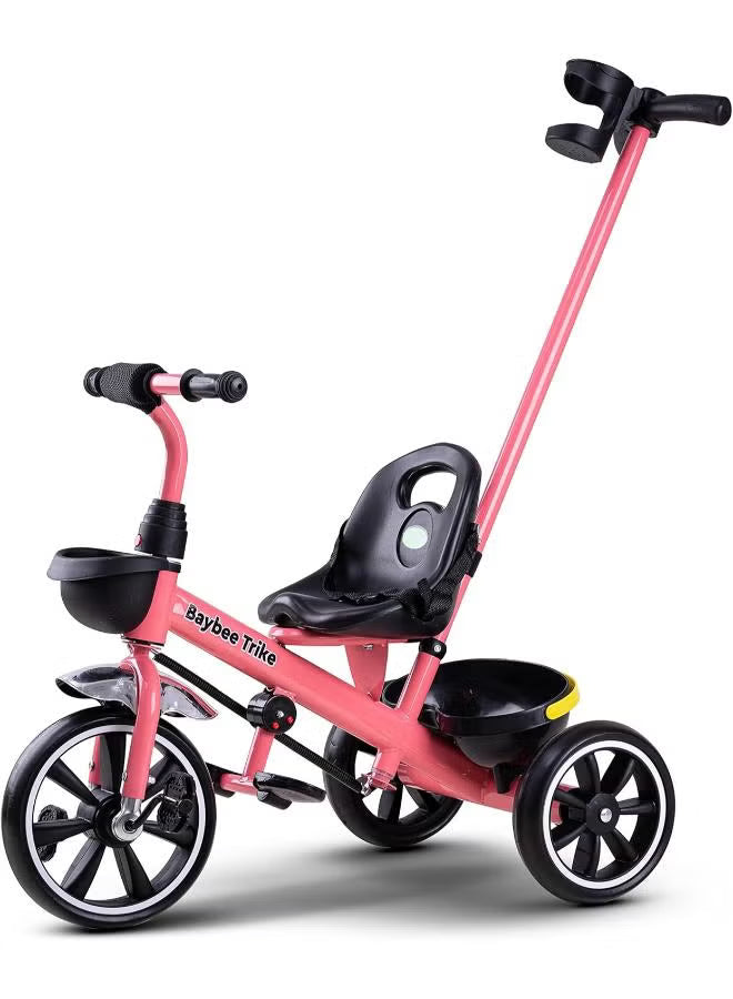 Kids 3‑Wheel Tricycle with Parental Push Handle
