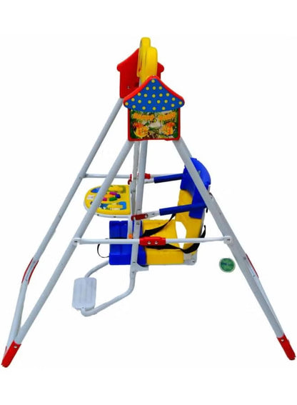 Kids Swing with Music & Triple Safety Strap
