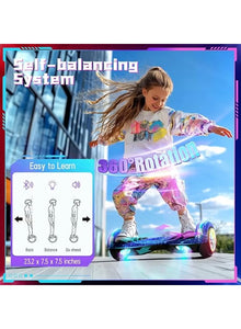 Smart balance scooter, a 8 inch Hoverboard with excellent lights & a Samsung battery