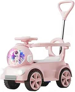 Baby Step-2 Push Car Assembled - Ride-On Car for Toddlers & Young Children, Ages 2-3, Unisex BY HAPPY KIDDO (pink)