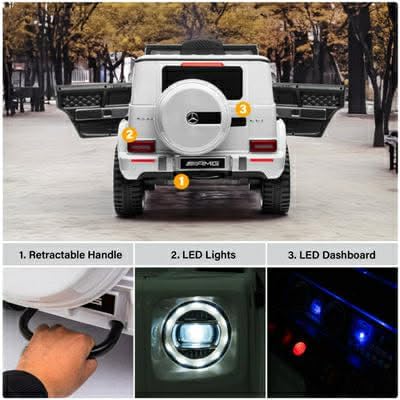 Electric Ride-on Car for Kids -HAPPY_KIDDO (WHITE)