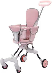 Lightweight Baby Stroller, Folding Buggy with Sunshade (pink)