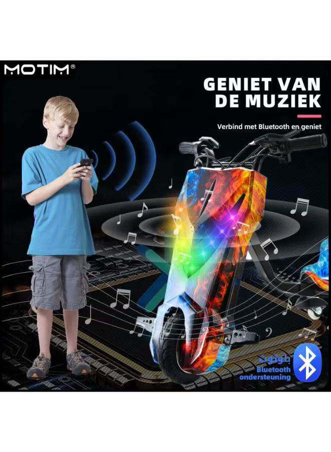 Mini 36V 3‑Wheel Drifting Electric Scooter with Bluetooth & Helmet Pad Set