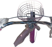 Kids Girls Bike, Pink, Front Basket and Auxiliary Wheels, Princess Design, Comfortable Seat