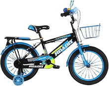 16 Inches wheels size Children Bikes for Boys Girls Age 3-8 Years w/Training Wheels, Handbrake, Coaster Brake & Removable Basket, Kids Bicycle_Happy_kiddo
