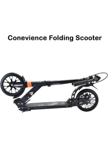 GT Adult Kick Scooter – Aluminum Frame, Black