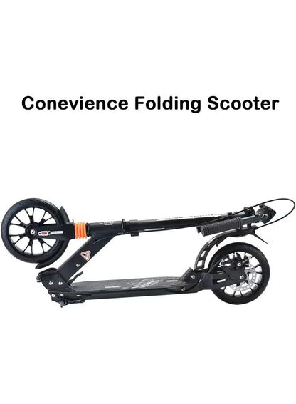 GT Adult Kick Scooter – Aluminum Frame, Black