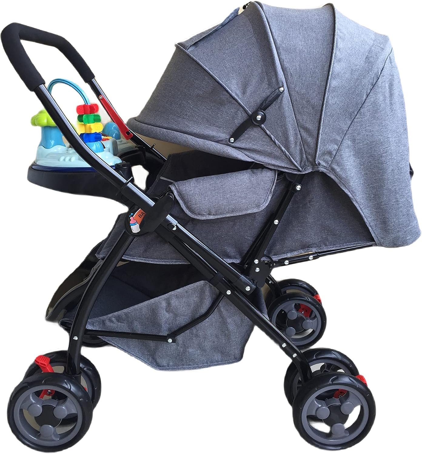 Bambio Push and Go Stroller (Grey),beige (clay)