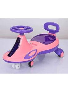 Plasma ride-on car for children, 79 x 37 x 43 cm, with steering wheel (purple)