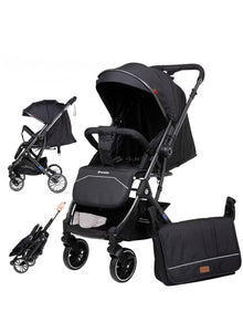 Monbaby 535 Stroller Travel Bag/Organizer (Black)